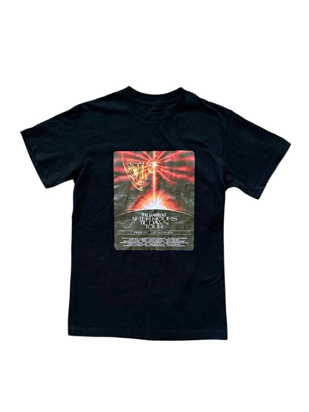 The Weeknd After Hours Till Dawn Tour Exclusive Merch T-Shirt Medium